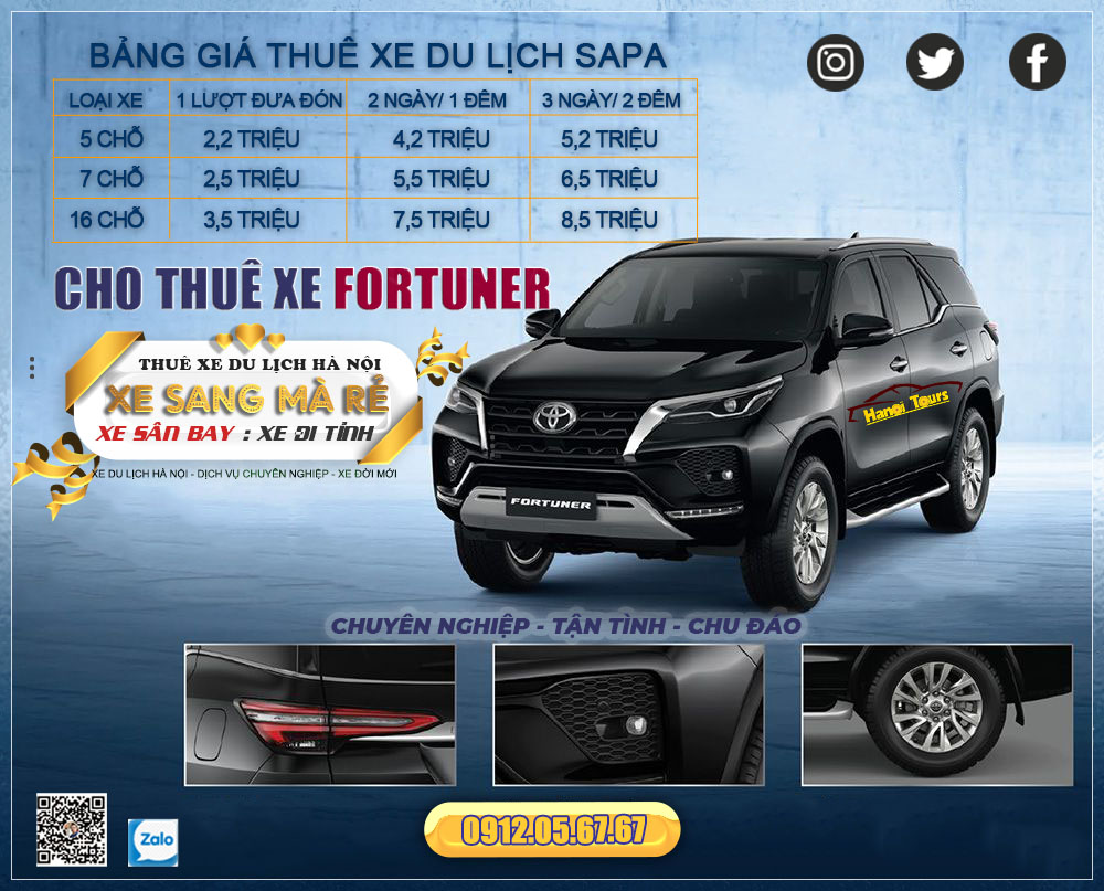 Cho Thuê Xe đi Sapa